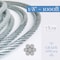 Laureola Industries 1/8" 7x19 Stainless Steel Aircraft Wire Rope 304 Grade, 1000 ft ZAG18-SS304-719-1000 - alternate 2